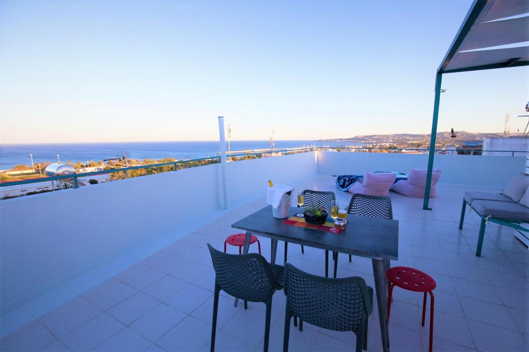 Groovy & Cozy Apt With Private Seaview Rooftop Terrace Rhodes City Eksteriør bilde