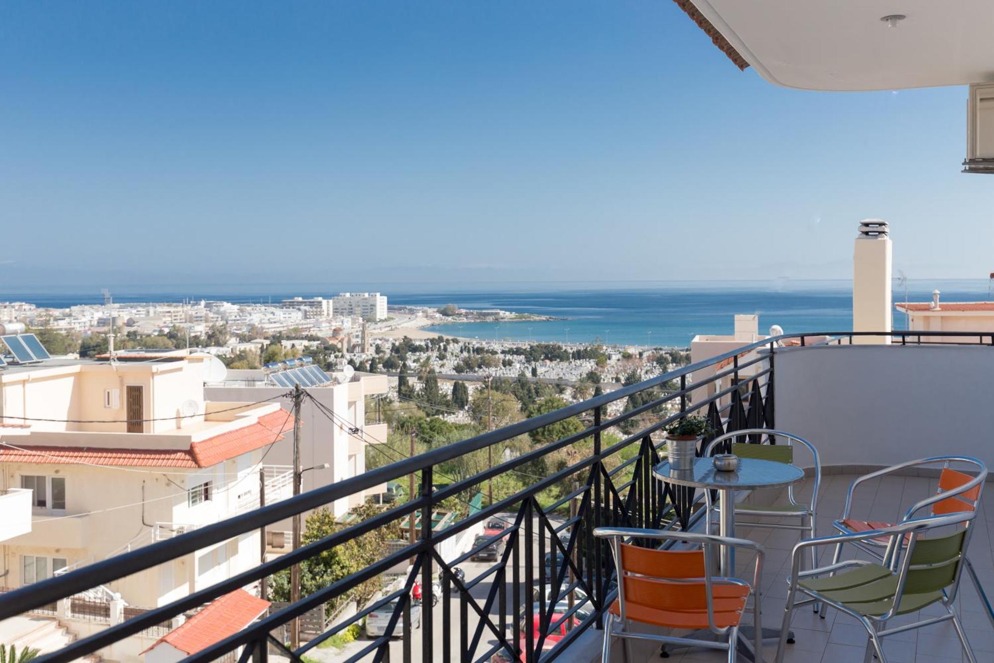 Groovy & Cozy Apt With Private Seaview Rooftop Terrace Rhodes City Eksteriør bilde