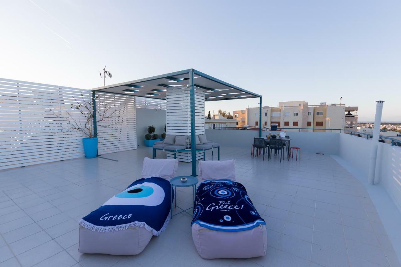 Groovy & Cozy Apt With Private Seaview Rooftop Terrace Rhodes City Eksteriør bilde