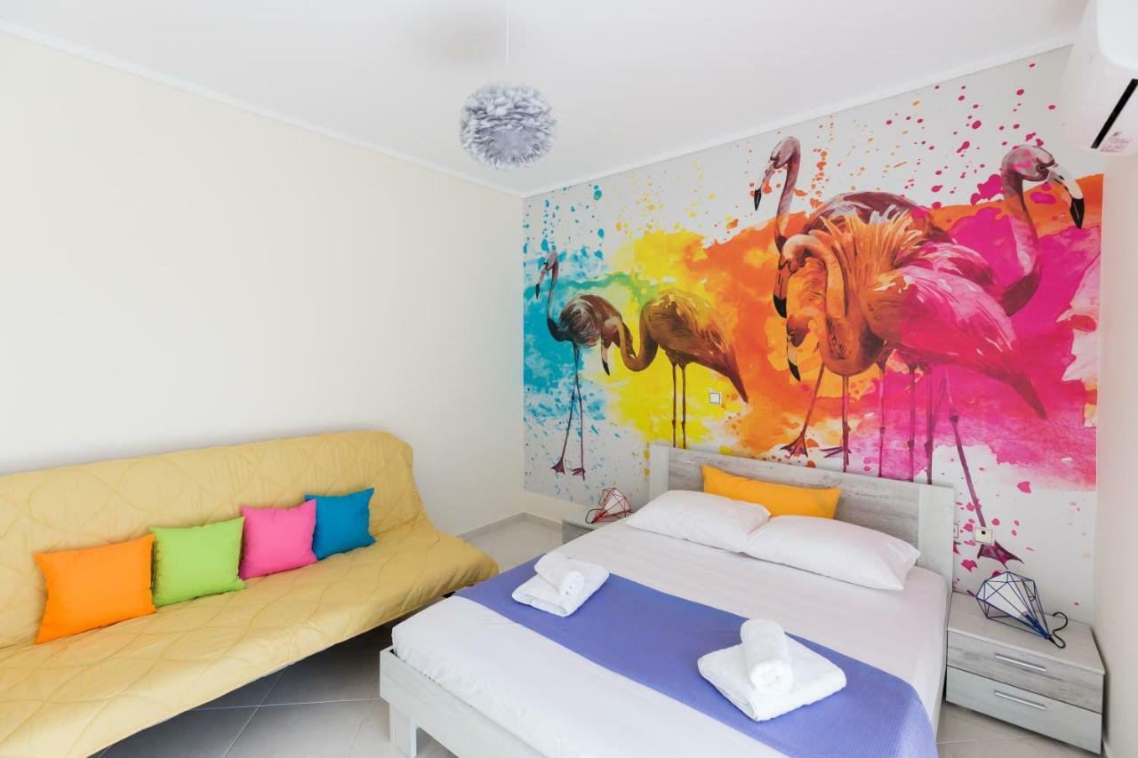 Groovy & Cozy Apt With Private Seaview Rooftop Terrace Rhodes City Eksteriør bilde